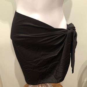 Black Sexy Swimsuit Sarong
